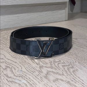 Louis Vuitton Damier Graphite Belt